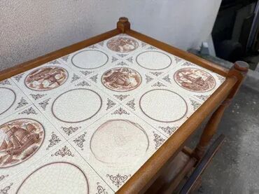 RS - Antique Drinks Carts: Stara drvena barska kolica za piće ✨ Odlično stanje 📸 Kao na slikama — 9