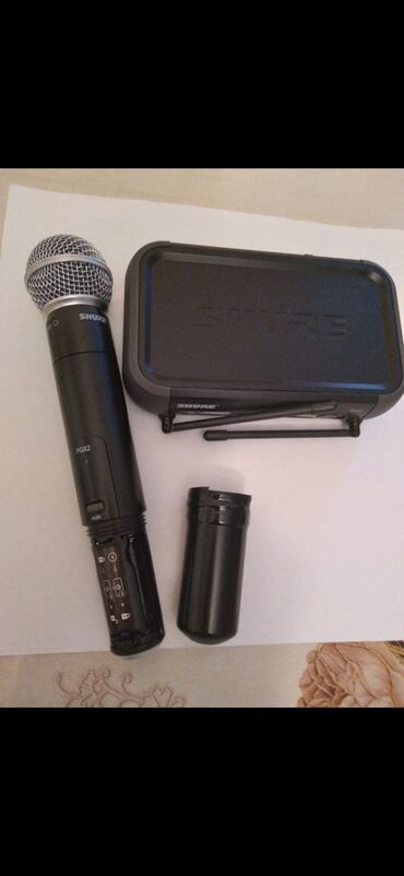 dərin dondurucu işlənmiş: Mikrofon SHURE PCX. SM 58 .orjinaldi 100%.dalqa 524-542.MH. vatcap
