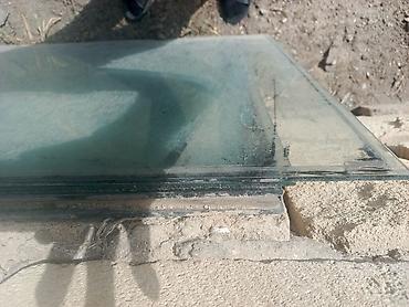 divar ucun sendvic panel: İşlənmiş Pəncərə şüşəsi, Еni: 100 sm, Uzunluğu: 227 sm — 2