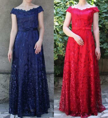 Вечерние платья: Вечернее платье, А-силуэт, Длинная модель, Без рукавов, Стандарт — 7