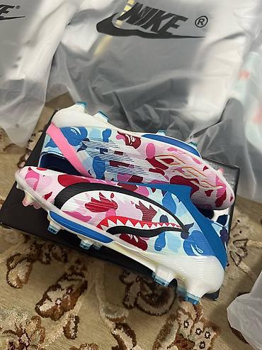 такелажные ремни: Футбольные бутсы Adidas F50, с коллаборацией BAPE Основные — 1