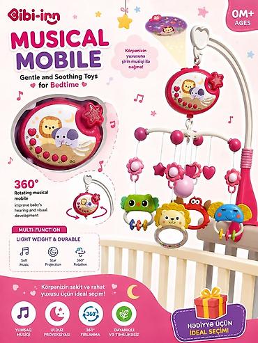 hiroskoplar ilə oyuncaqlar: Məhsul: Happy Bed Bell / Musical Mobile və 2-in-1 İşıqlı & — 2