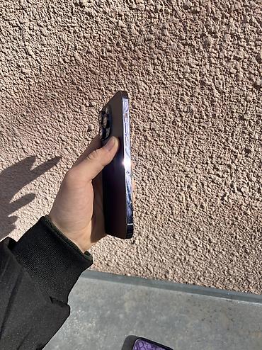 Apple iPhone: IPhone 14 Pro Max, Б/у, 256 ГБ, Deep Purple, Защитное стекло, Чехол, Кабель, 85 % — 5
