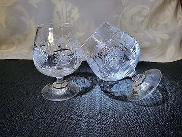 Čaše: Case kristal Zajecar za zestoko pice iz 70ih. Case su perfektne,sve — 1