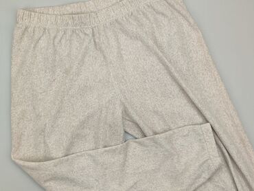 beżowe ocieplane legginsy: Sweatpants, M (EU 38), condition - Fair