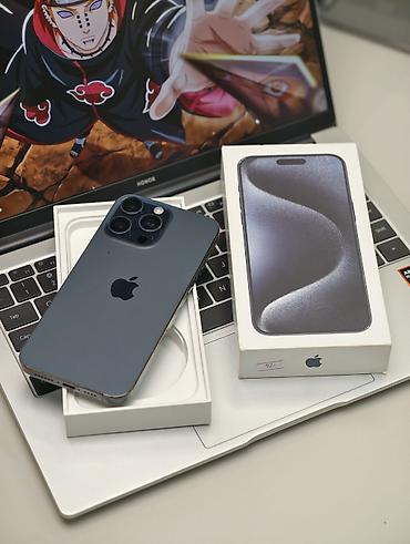 iphone 10 бу: IPhone 15 Pro Max, Б/у, 512 ГБ, Blue Titanium, Коробка, 78 % — 3