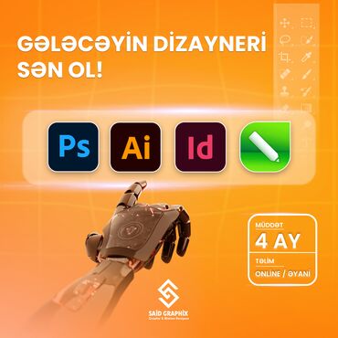 Digər kurslar: 🚀 0-dan Qrafik Dizayner Ol! – 4 Proqram, Praktik Təlim 📚 Bu dərslərdə
