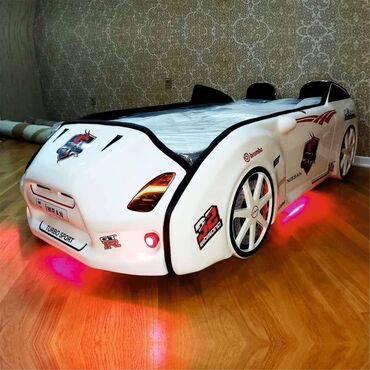 Uşaq üçün maşın çarpayıları: Yeni, Hazır, Maşın-çarpayı, Matras ilə, Siyirməsiz — 11