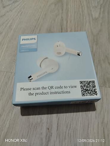 bluetooth mikrofon karaoke: Yeni Simsiz (Bluetooth) Qulaqcıqlar, Philips, rəng - Ağ — 6