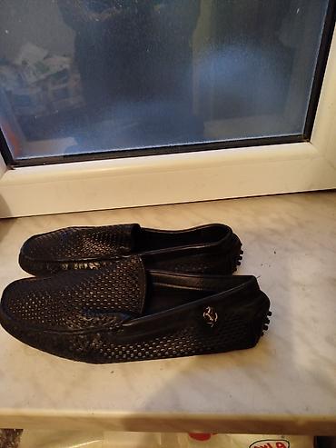 Makasin və loferlər: Məhsul: Kişi loaferləri (mokasin tipli) - Rəng: Qara - Material — 1