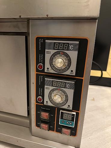 Restoran, kafe avadanlığı: Sənaye tipli elektrik pizza/sobası – 1 kamerali, paslanmayan poladdan — 2