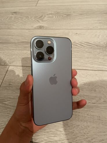 игровой компьютер: IPhone 13 Pro, Б/у, 256 ГБ, Sierra Blue, Защитное стекло, Чехол, 73 %