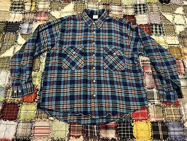 Köynəklər: Flanel köynək – düyməli, uzunqol - Material: 100% pambıq (etiketdə — 5