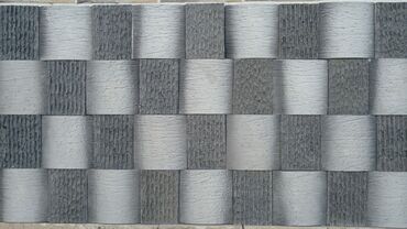 Напольные покрытия: Dekorativ divar üçün 3D teksturalı panel/mozaika - Material: beton