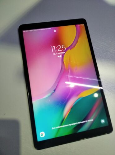 корпус белый: Планшет, Samsung, эс тутум 32 ГБ, 10" - 11", Wi-Fi, Колдонулган, Классикалык түсү - Кара