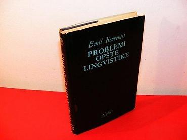 uradi sam: Problemi opšte lingvistike Emil Benvenist Izdavač: NOLIT, Beograd — 1