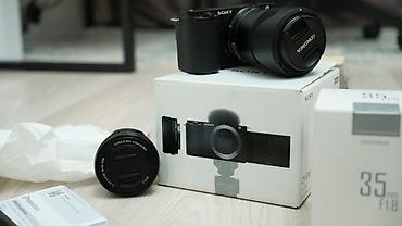 чехлы бу: Продам Sony ZV-E10 + 2 объектива Yongnuo 35mm F1.8 и Sony 16–50mm OSS — 3