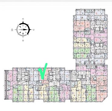 nova grant: 1 комната, 53 м², Филармония 9 этаж — 5