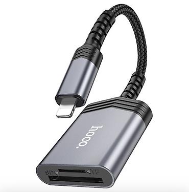 micro cd: UA25, кард ридер, для Lightning на SD + TF, поддержка карт памяти до — 2
