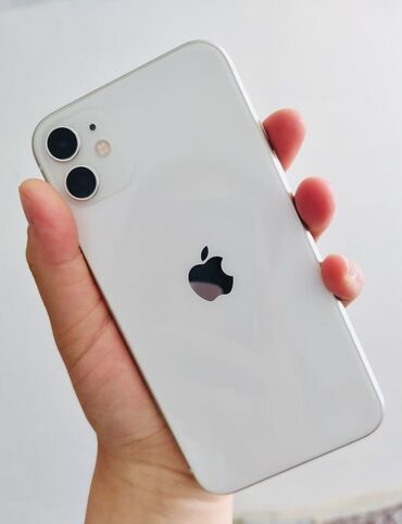 работа в бишкеке швейный цех упаковщик 2020: IPhone 11, Б/у, 128 ГБ, Белый, Защитное стекло, Чехол, Кабель, 100 %