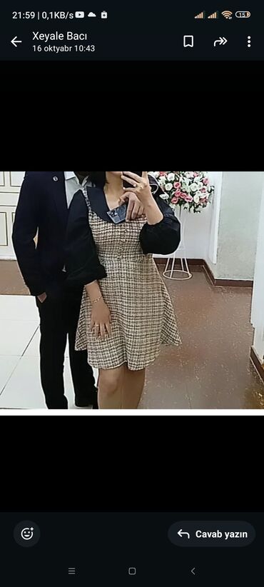 dəbli qadın geyimləri: 1defe geyinilib yeni kimidi 60azn alınıb 20azn satılır