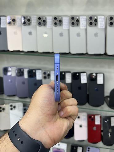 iphone 16 2 ci el: IPhone 16, 128 GB, Göy, Zəmanət, Kredit, Simsiz şarj — 4