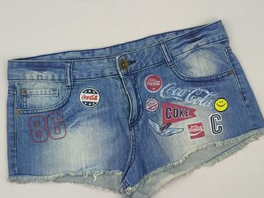 krótkie dopasowane spodenki: Denim Co, Szorty damskie, rozmiar L