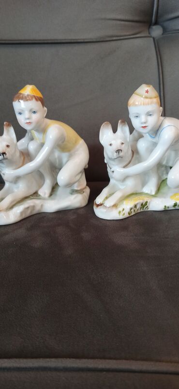 Heykəlciklər: Heykəlcik, 1950 il, Farfor, SSRİ, Pulsuz çatdırılma — 23