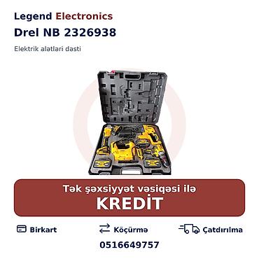 dinamometrik acar: Elan başlığı: Drel NB 2326938 Elan mətni: Legend Electronics təqdim — 1