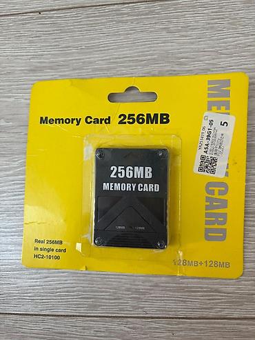 Продаю мемори кард Playstation2, 256 MB, 2 слота по 128 mb, отлично
