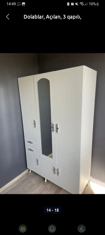 Dolablar: Yeni, 3 qapılı Düz dolab, Dolab-asılqan, Türkiyə -da lalafo.az — 13 Dolablar: Yeni, 3 qapılı Düz dolab, Dolab-asılqan, Türkiyə — 13