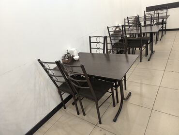 оборудование для кафе и ресторанов бу: В связи с закрытием кафе продаются столы,стулья, ложки, чайники