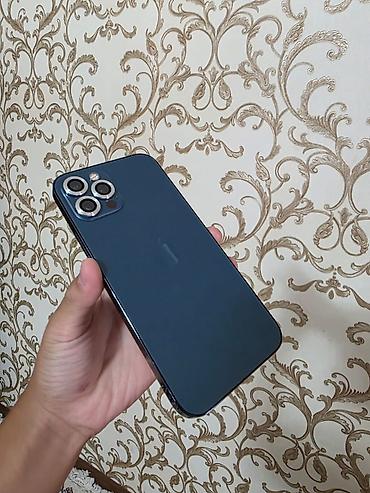 iphone hs: IPhone 12 Pro, Б/у, 128 ГБ, Pacific Blue, Кабель, 73 % — 2