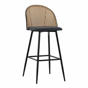 Stolice: 07. Barska stolica Kace natural- tamno siva-metal crna 14300 din. Kod — 6