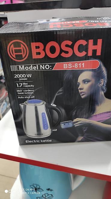 Elektrik çaydanları: Elektrik caydan çaynik Bosch 1.7 litreli elektrik caynik. TEZEDIRLER — 2