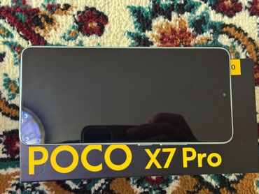 привозные телефоны: Poco X7 Pro, Б/у, 256 ГБ, цвет - Зеленый, 2 SIM, eSIM