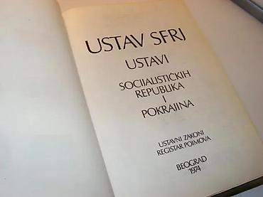 tipke: Ustav SFRJ i ustavi socijalističkih republika i pokrajina 1974Ustavni — 2