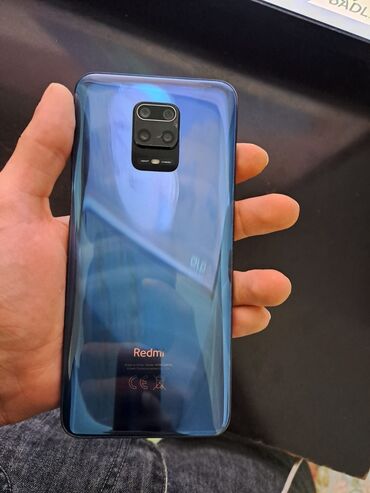 Xiaomi: Xiaomi Redmi Note 9S, 128 GB, rəng - Göy, 
 Barmaq izi, İki sim kartlı, Face ID