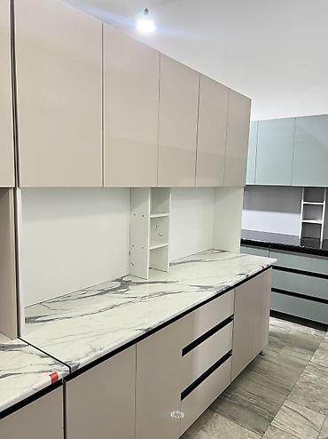 silver kitchen: Кухонный гарнитур, Новый, В рассрочку, ДСП, Бесплатная доставка — 6