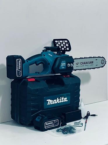 Пилы: Аккумуляторная цепная пила Makita 12" Комплектация: - Пила с шиной — 1