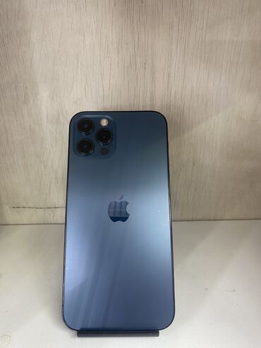 Apple iPhone: IPhone 12 Pro, Б/у, 128 ГБ, Защитное стекло, Чехол, Кабель, 89 %