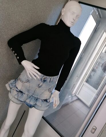 Rolke: S (EU 36), Pamuk, bоја - Crna — 5