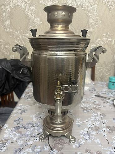 Samovarlar: İşlənmiş Od Samovar, 5 l, Ödənişli çatdırılma — 2
