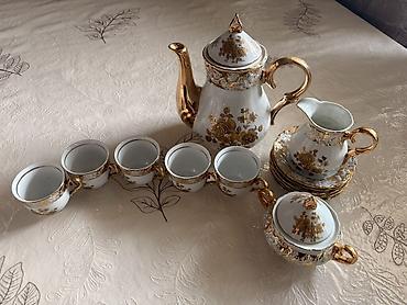 parasok qabi: Çay dəsti, rəng - Ağ, Farfor, 6 nəfərlik — 3