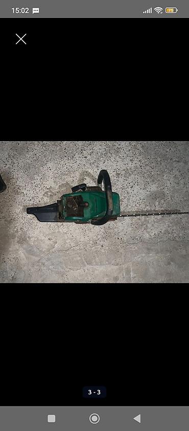 elektrik alətləri: İşlənmiş Benzinli Motopila, benzopila — 2