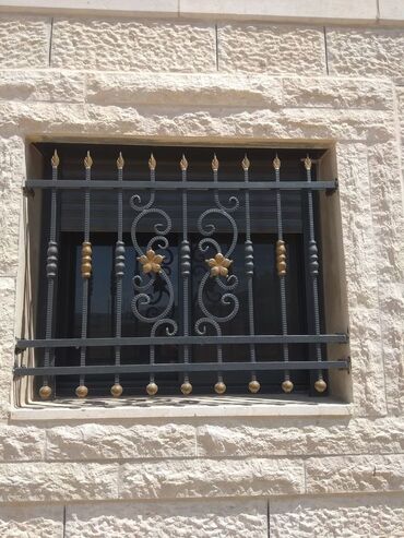 Barmaqlıqlar: Dəmir döymə pəncərə barmaqlıqları – dekorativ və təhlükəsiz həll - — 21