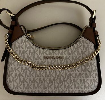 белые женские сумки: Çiyin çantası, Michael Kors, İşlənmiş
