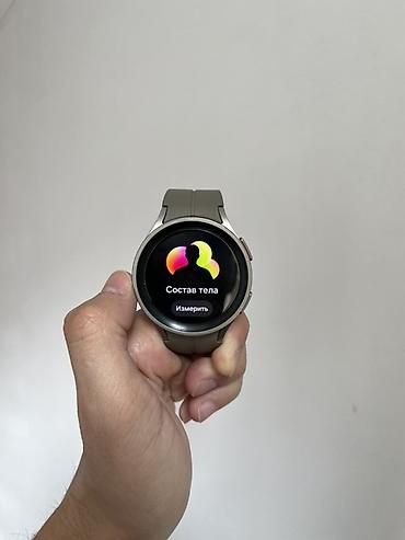 Galaxy Watch: Сатылат / Продаю 🤝 Samsung Galaxy Watch5 Pro (Bluetooth) - Корпус из — 5