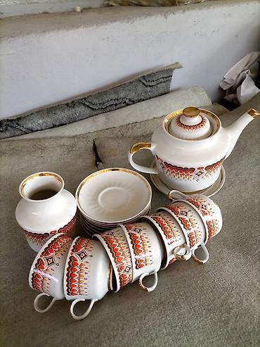 Çay dəsti, rəng - Ağ, Farfor lalafo.az -da Çay dəsti, rəng - Ağ, Farfor