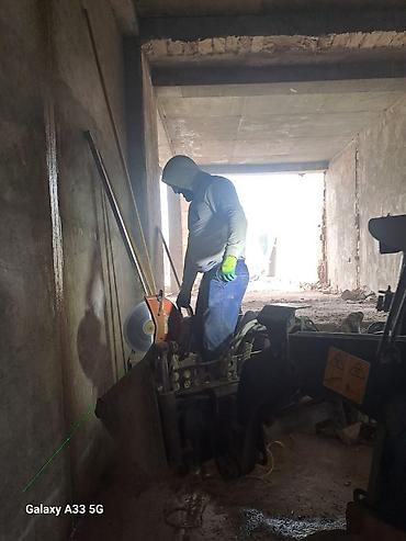 Beton işləri: Beton kəsmə və deşmə xidməti - Armaturlu beton, dəmir-beton, daş və — 9